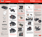 Canon 0373B001AA - Pixma Pro9500 Professional Large Format Inkjet Printer Setup Instructions