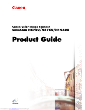 Canon CanoScan N676U Product Manual