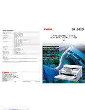 Canon imageFORMULA DR-3020 Specifications