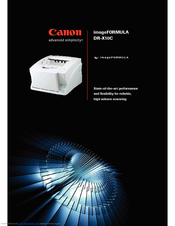 Canon DR-X10C - imageFORMULA - Document Scanner Brochure & Specs