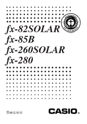 Casio FX-260SOLAR - 10 Digit Scientific Calculator User Manual