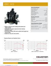 Celestion CDX1-1415 Specifications