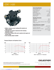 Celestion CDX1-1430 Specifications