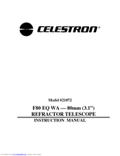 Celestron 21072 Instruction Manual