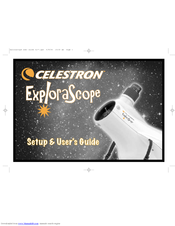 Celestron ExploraScope 100 Setup & User Manual
