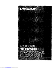 Celestron Cometron CO-114 User Manual