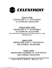 Celestron 31030 Instruction Manual