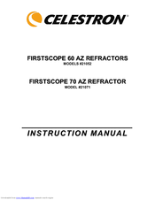Celestron FirstScope 70 AZ Instruction Manual
