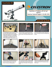 Celestron 21048 Quick Setup Manual