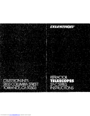 Celestron SPC-80 Instructions Manual