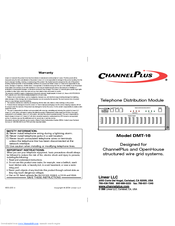 Channel Plus DMT-16 Supplementary Manual