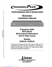 Channel Plus SVM-22 Install Manual
