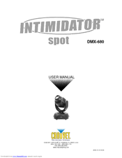 Chauvet Intimidator Spot DMX-680 User Manual