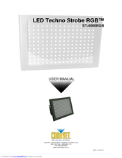 Chauvet SATELLITE READY LED Techno Strobe RGB User Manual