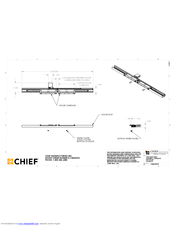 Chief CM6DHXX-T Dimensions