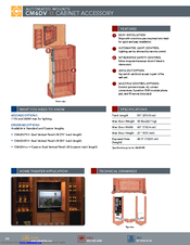 Chief CM6DV SERIES Specifications