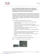 Cisco Catalyst 2960G Datasheet
