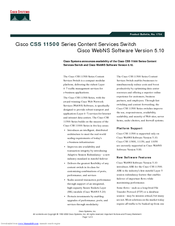 Cisco CSS5-SCM-2GE Product Bulletin