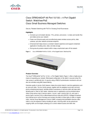 Cisco SRW248G4P Datasheet