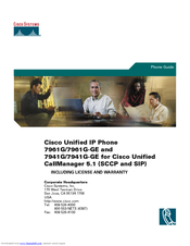 Cisco CP-7941G-RF Phone Manual