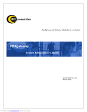 MCK PBXgateway System Administrator Manual