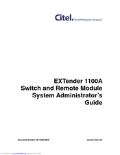Citel E-1100A-SUC41 System Administrator Manual