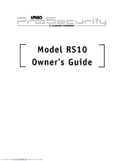 Clarion Ungo ProSecurity RS10 Owner's Manual