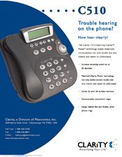 Clarity C510 Brochure