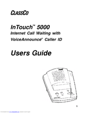 ClassCo InTouch 5000 User Manual