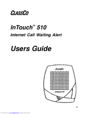 ClassCo InTouch 510 User Manual