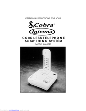 Cobra Intenna AN-8591 Operating Instructions Manual