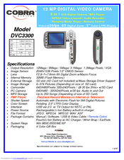 Cobra Digital DVC3300 Specifications