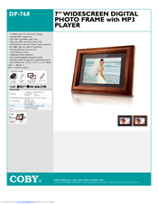 Coby DP-768 Specifications