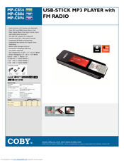 Coby MP-C896 Specifications