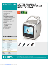 Coby TF-DVD1256 Specifications