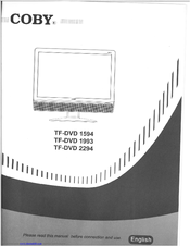 Coby TF-DVD1594 User Manual