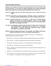 Coby TF-TV1503 User Manual