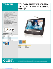 Coby TFTV791 - 7" Tft LCD Tv Manuals | ManualsLib