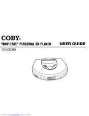 Coby CX-CD345 User Manual