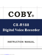 Coby CX-R188 User Manual