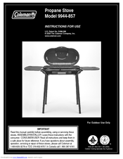 Coleman 9944-857 Instructions For Use Manual