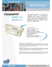 Compuprint 9060-LA Specifications