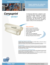 Compuprint 9090 Specifications