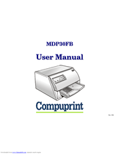 Compuprint MDP 30FB User Manual