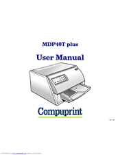 Compuprint MDP40T plus User Manual