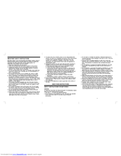 Conairphone FX3000 Owner's Manual