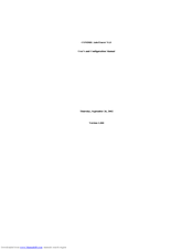 Condre AutoTracer NAS User's And Configuration Manual