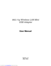 ConnectGear WU240G User Manual