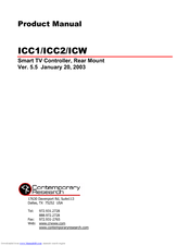 Contemporary Research ICC1 Product Manual