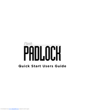 Flash Flash Padlock Quick Start Manual